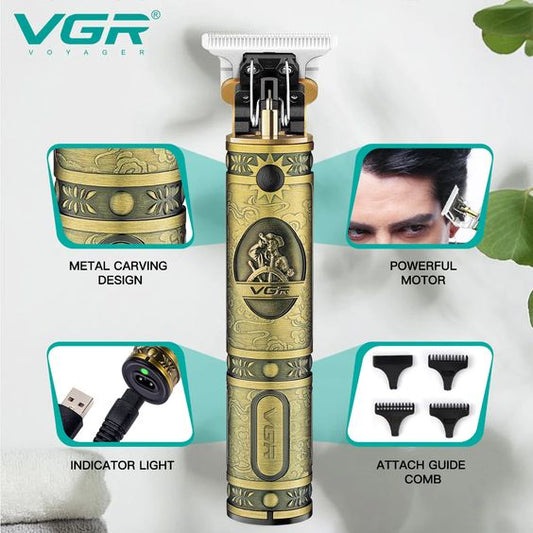 VGR Original Trimmer | USB Electric Hair Trimmer For Men V-085 Rechargeable