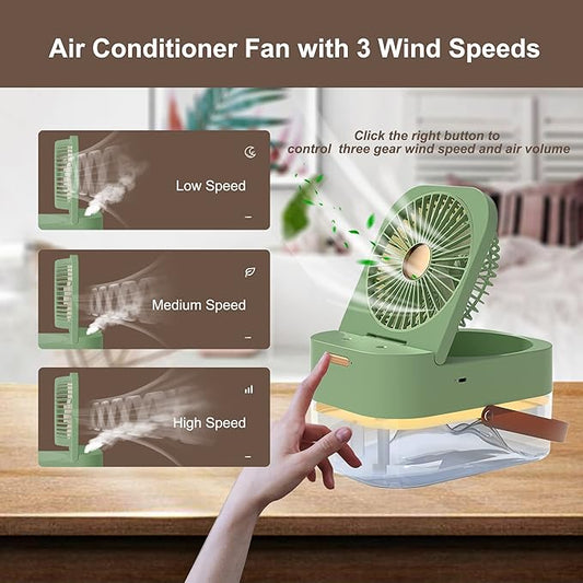 Mini Air Conditioner Fan with 3 Wind Speed